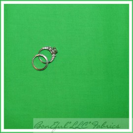 Signature BonEful Fabric FQ 100% Cotton Quilt Solid Kelly GREEN Spring Blender Irish Kid S