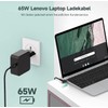 65W Charging Cable Laptop Power Supply for Lenovo V15 V14