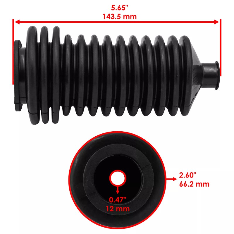 Caltric Rack & Pinion Boot Kit For Polaris Ranger 570