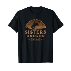 Sisters Oregon OR Wild West Rodeo Cowboy T-Shirt