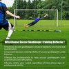 13 FT Single Line Goalkeeper Ball Deflector, Soccer Goalkeeper Training