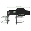 ZUQIAN Chain Link Double Gate Latch for 1-3/8 Inch Gate