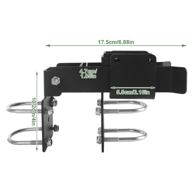 ZUQIAN Chain Link Double Gate Latch for 1-3/8 Inch Gate