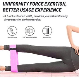 Juego de bandas de resistencia para entrenamiento de cuerpo completo, caderas, muslos, glúteos, piernas, pecho, tela, bandas de ejercicios, bandas elá