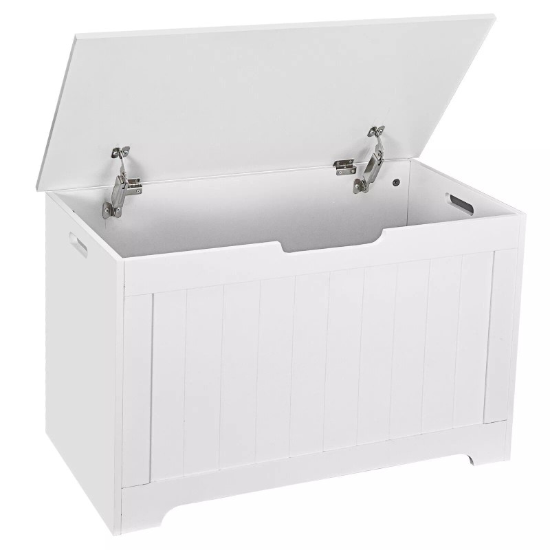 Segawe Storage Chest with 2 Safety Hinges Handles Toy Chest