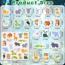Qumenan 360 Pieces Animals Foam Stickers Animals Reward Stickers Adhesive Stickers for Kids for Arts Crafts Laptops Party Favors Decoration Home DIY Supplies