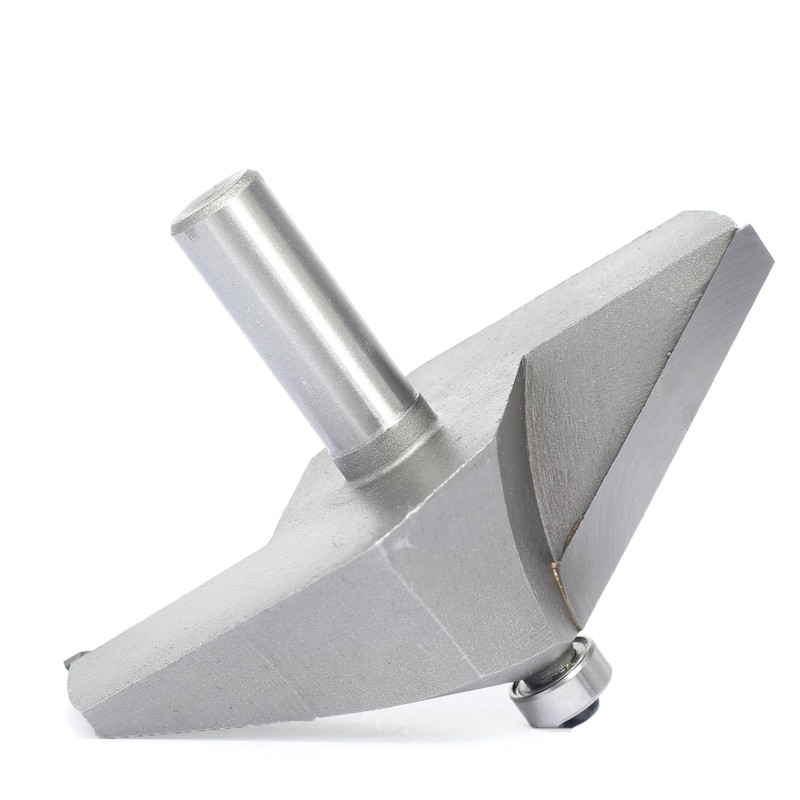 Akylin 60 Degree Extra Large Chamfer Router Bit,1/2" Shank,1-3/4" Cutting