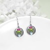 DAYLINLOVE Scottish Thistle Earring 925 Sterling Silver Scottish Celtic Knot
