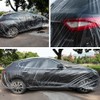 LuliKa 3 Packs Disposable Car Cover Clear Plastic Car Cover