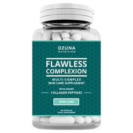 Flawless Clear Skin Supplement - Glowing Complexion | Multi-Complex Capsules with Collagen Peptides | for Women & Men | One Month Supply