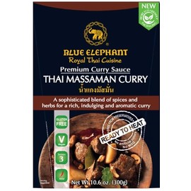 Blue Elephant Royal Thai Cuisine Massaman Curry Sauce, 300g, Gluten-Free