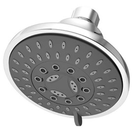 Symmons 552SH Elm 5-Spray 4 in. Fixed Showerhead in Polished Chrome (2.5 GPM)