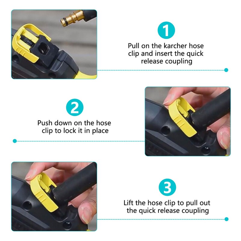 HAFRILY 4Pcs Pressure Power Washer C Clip for Karcher K2