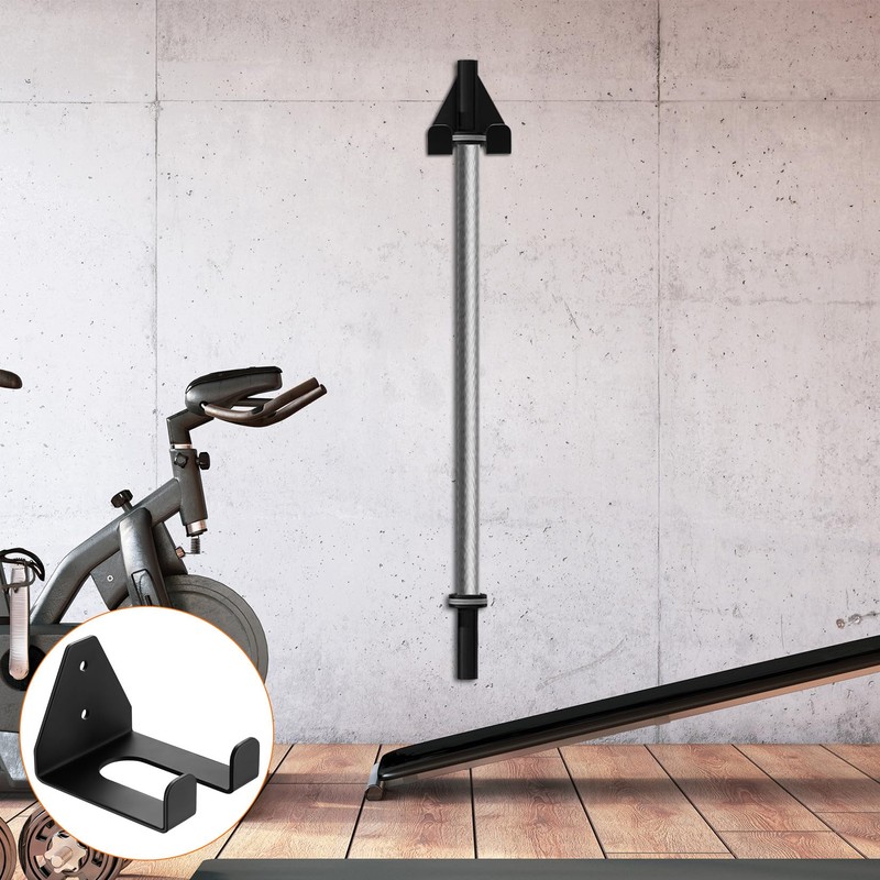 Vertical Barbell Bar Wall Hook, Dumbbell Stand Wall Mount for