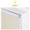 Eurohome 100% Blackout Roof Window Roller Blind No Drilling Sun