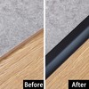 Trimold Aluminum Profile Floor Transition Strip, Matte Black, 35.4" x