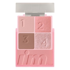 [I'm meme] Korean Cosmetics Eyeshadow Palette, Glitter, Multi-Cube (Sweet Pink)