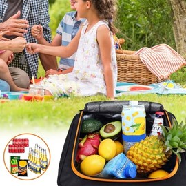 Organizador De Almacenamiento De Maletero, Organizador De Maletero Y Asiento Trasero, Organizador De Almacenamiento De Carga Oxford Impermeable 600D  
