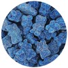 Dark Blue Gummy Bears Sugared, 1.3 Pound Resealable Bag, Blue