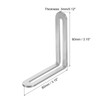 uxcell 6Pcs Adjustable L-Shape Corner Brace with Slot, 3.15 x