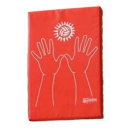 Tandem Sport Rectangular Blocking Pad - Volleyball Training Aid for Hitting and Blocking - Protects Blockers Hands During Practice - Volleyball Practice Equipment - 1 Pad