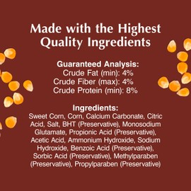 C&S Sweet Corn Squirrelog, 6-Pack Refill