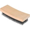PRO SOURCE Utility Scratch Brush: 6-3/4" Long Wood Block, 1-3/16"