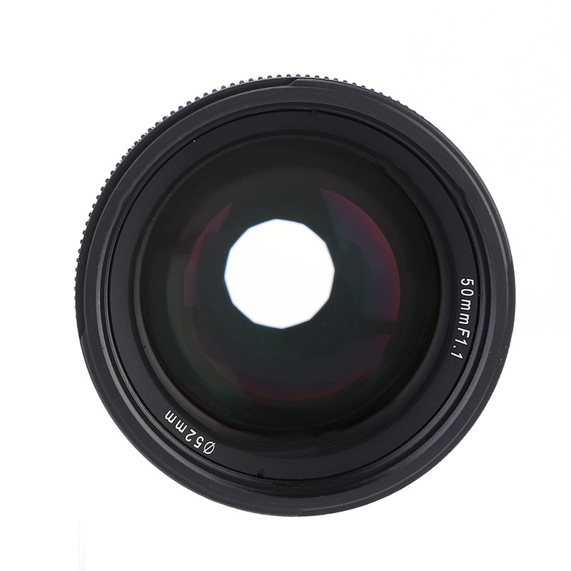 Kamlan 50mm f1.1 APS-C Large Aperture Manual Focus Lens for