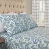 Superior Deep Pocket Cotton Flannel Paisley or Solid Sheet Set,