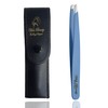 Wishbeauty Light Blue Stainless Steel Mini Slant Tweezer (Light Blue)