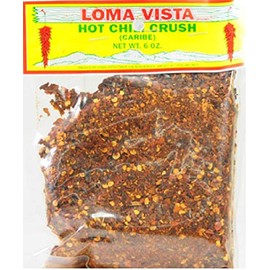 Loma Vista New Mexico Hot Red Chili Crush (Caribe), 6 Ounces