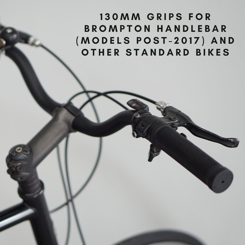 Vincita Lock-On Bike Handlebar Grips (Pair) - Compatible with Brompton