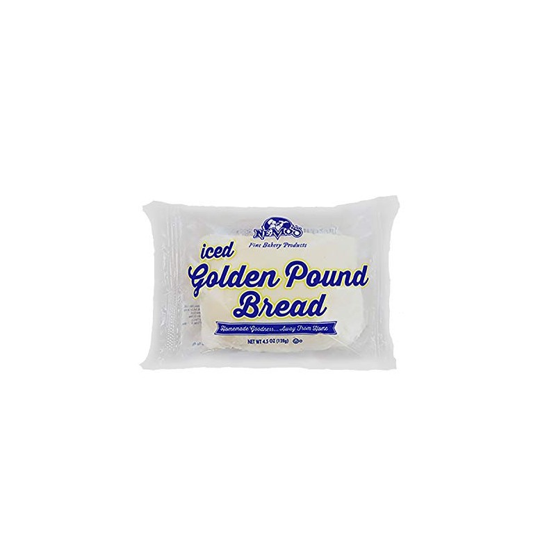 Ne-Mo's Bakery Iced Golden Pound Bread - 12 Pack