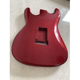 DIY Electric Guitarr Body for Fender Strat Guitarr Accessory Mahogany Wood HSH Guitarr Body H-S-H Candy Apple Red.
