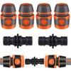 Gardena coupling, hose connector, garden hose connector set, 4 pieces