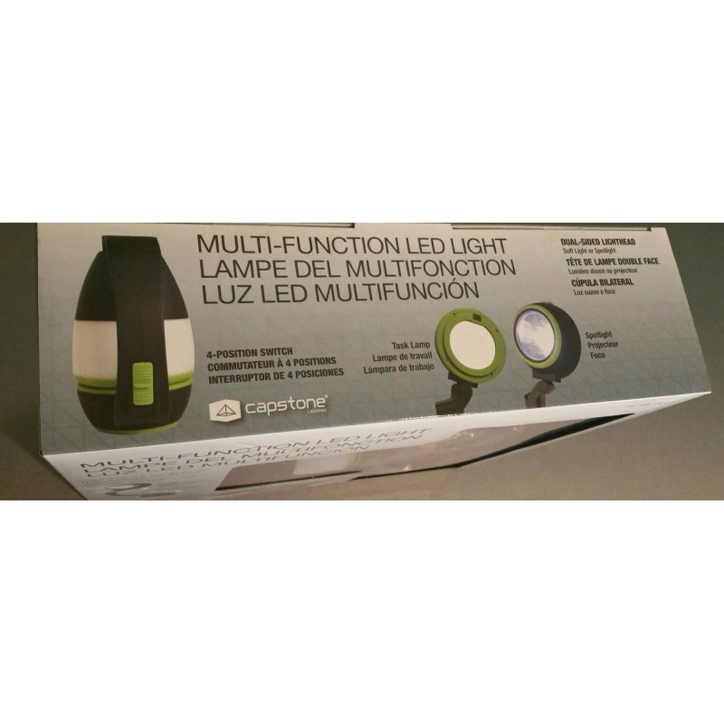 Capstone multi- function LED lights (task lamp, lantern, spotlight)