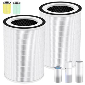 Pulluty for Afloia Air Purifier Filter Replacement Kilo,Kilo Plus,Kilo PRO,MIRO,MIRO PRO and MORENTO MR-Kilo/Kalo,360° 3-Stage Filtration,2 Pack