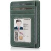 Teskyer Slim Wallet for Men, Minimalist Front Pocket RFID Blocking
