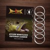 HERCULES Pre-Tied Loop Fly Fishing Leader 6 Pack with Tapered