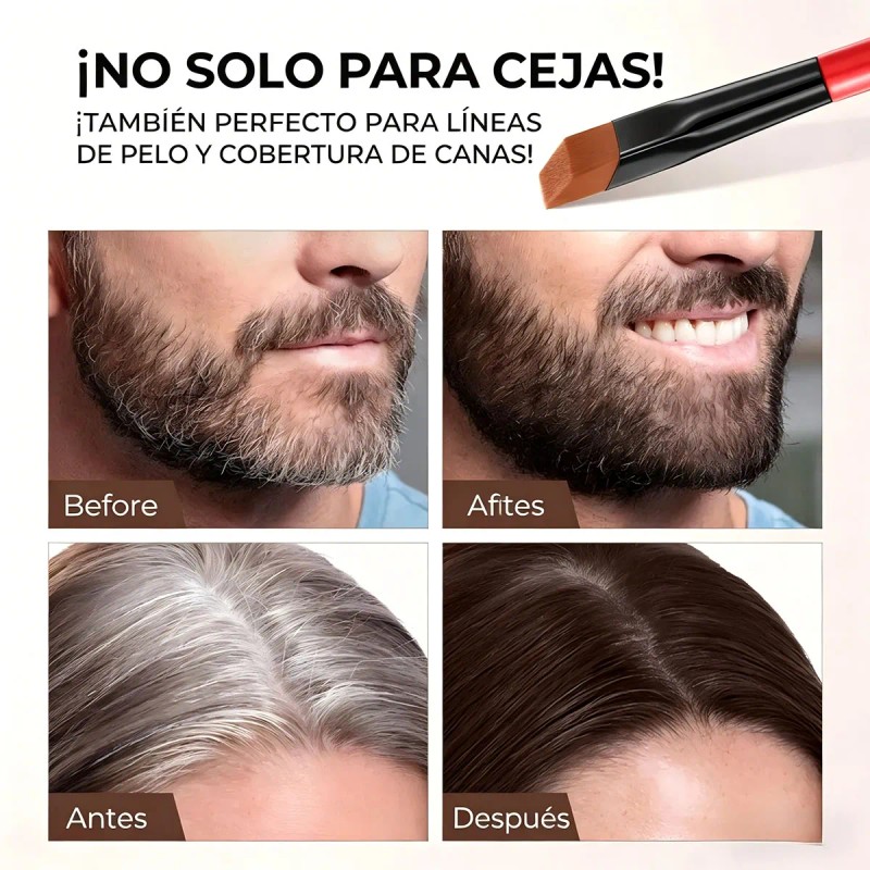 Set Tinte Pigmento Orgánico Permanente Para Cejas Y Pestañas