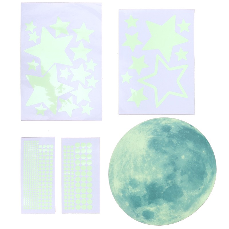 PVC Self Adhesive Wall Sticker Luminous Fluorescent Wall Decals for