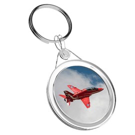 1 x Red Arrows Aeroplane Jet RAF - Keyring IR02 Dad Kids Birthday #14551