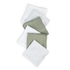 Little Bamboo Muslin Baby Face Washer Cloths 6 Pack -