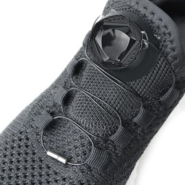 DIDALACE - Elastic No Tie Shoe Laces Lock - Hassle-free Cord Locks and End Clips for Quick and Easy Lazy Shoelaces - Ideal for Outdoor Adventures (Typical Black)