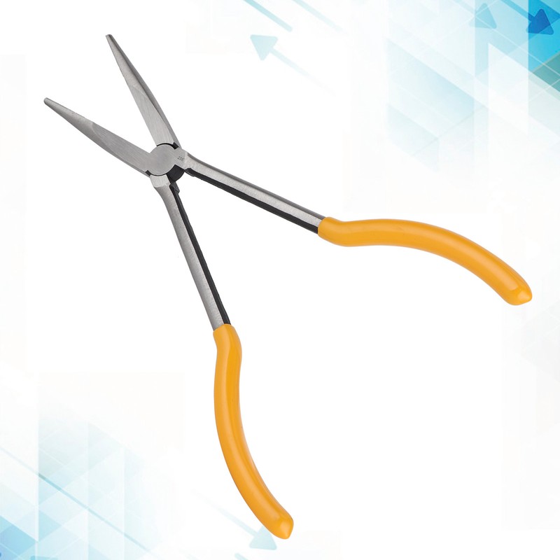 Needle Nose Pliers 55# Steel Straight Long Nose Pliers High