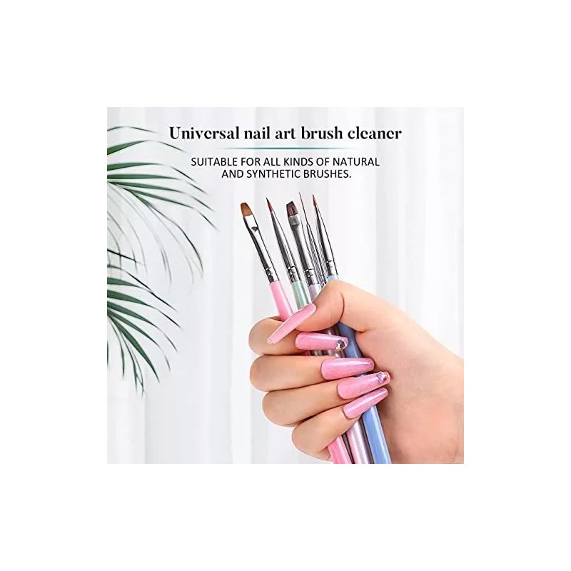 Aimeili Gel Limpiador Pinceles Uñas Acrílicas Y Manicura Gel -