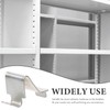 Uonlytech 12pcs Shelf Clips Heavy Duty Adjustable Supports Metal Shelving
