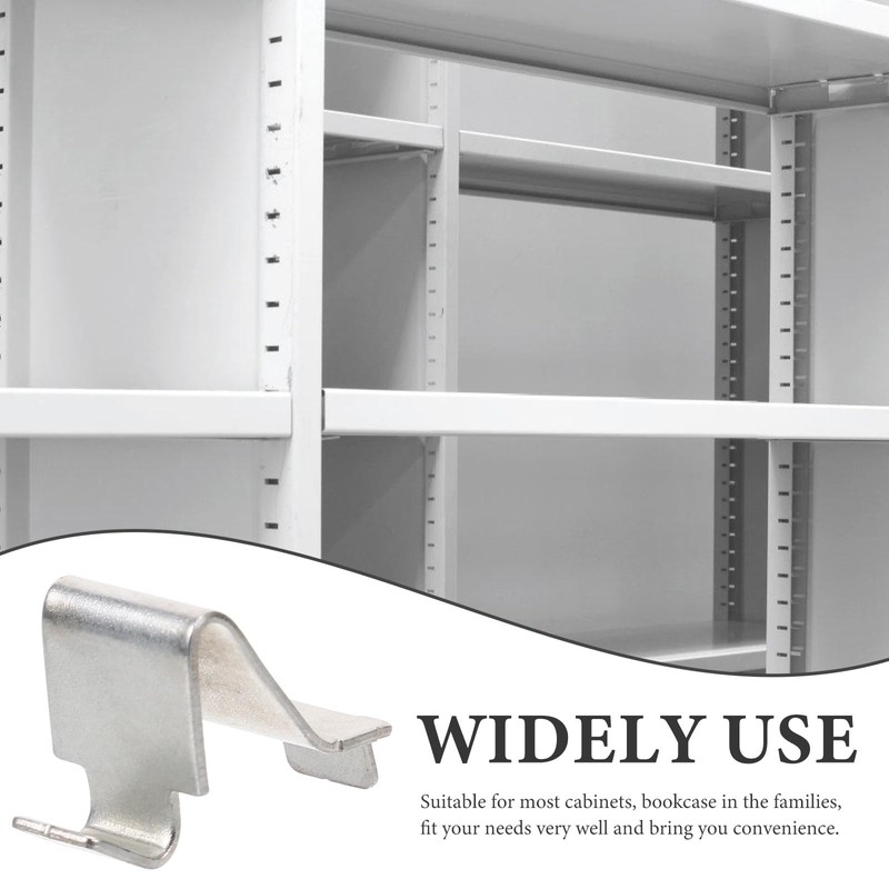 Uonlytech 12pcs Shelf Clips Heavy Duty Adjustable Supports Metal Shelving