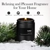 Scented Candles,Candles for Men,7oz Black Candles-Cedar Candles,Soy Candles for Home