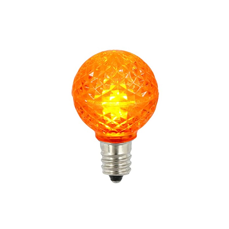 Vickerman G30 LED Orange Replacement Bulb, Package of 25